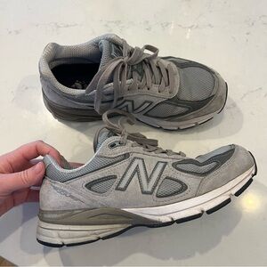 New Balance 990v4 Women’s Grey Running Shoes